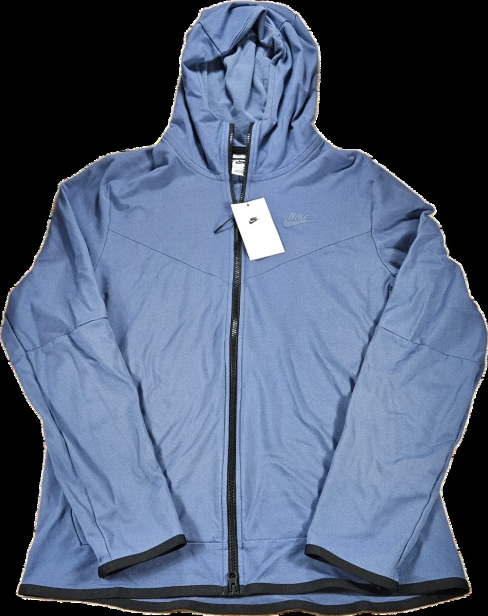 Nike Tech Hoodie Men’s Blue M Full Zip Activewear Performance Athletic